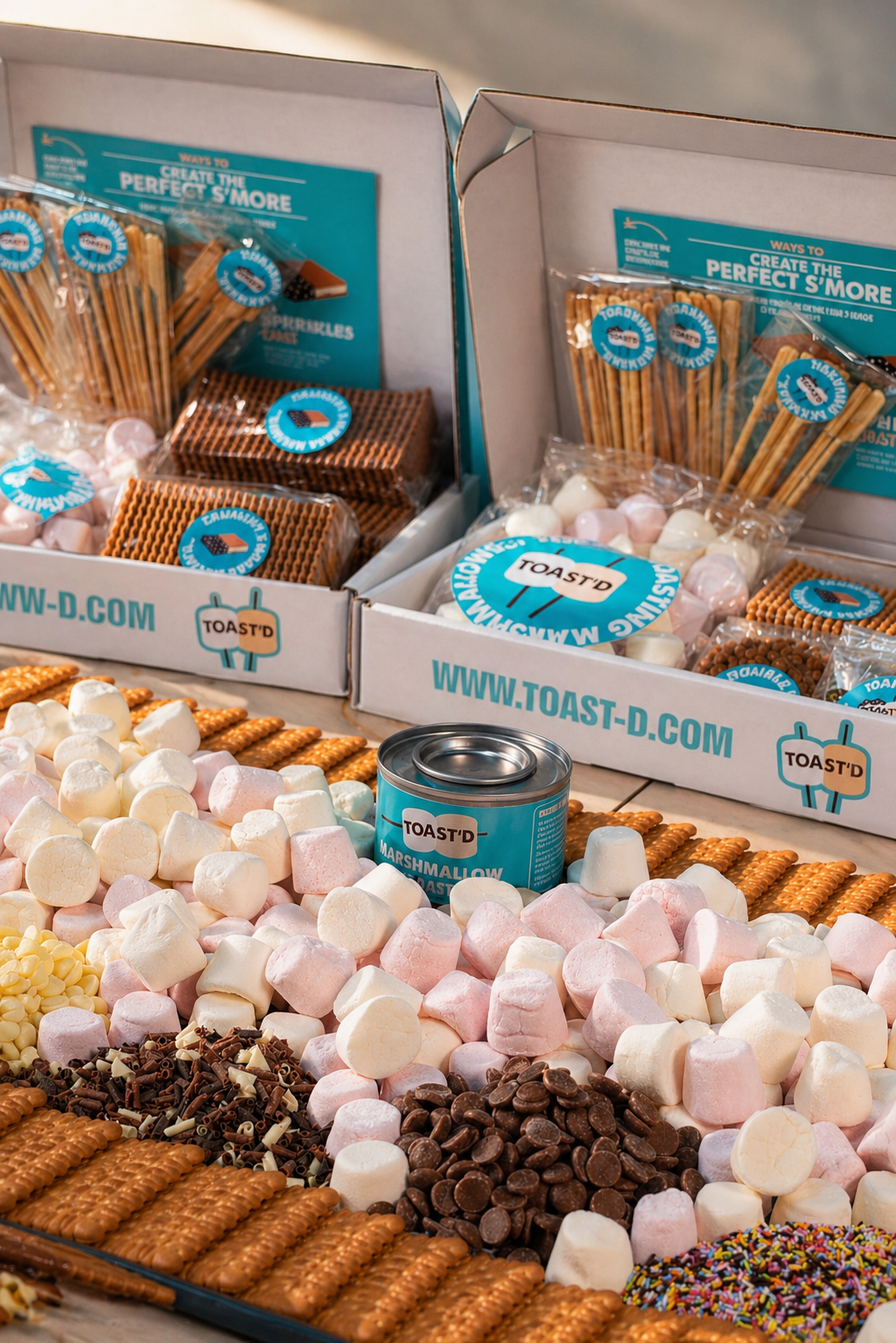 S'moresboard Party Pack by Toast'd - group s'mores kit UK free delivery