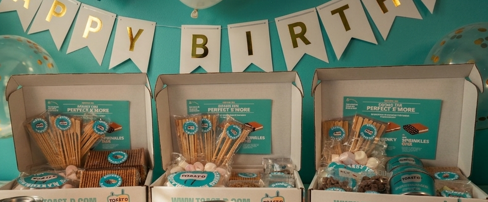Toast'd S'moresboard Party Pack - premium group s'mores kit delivered UK