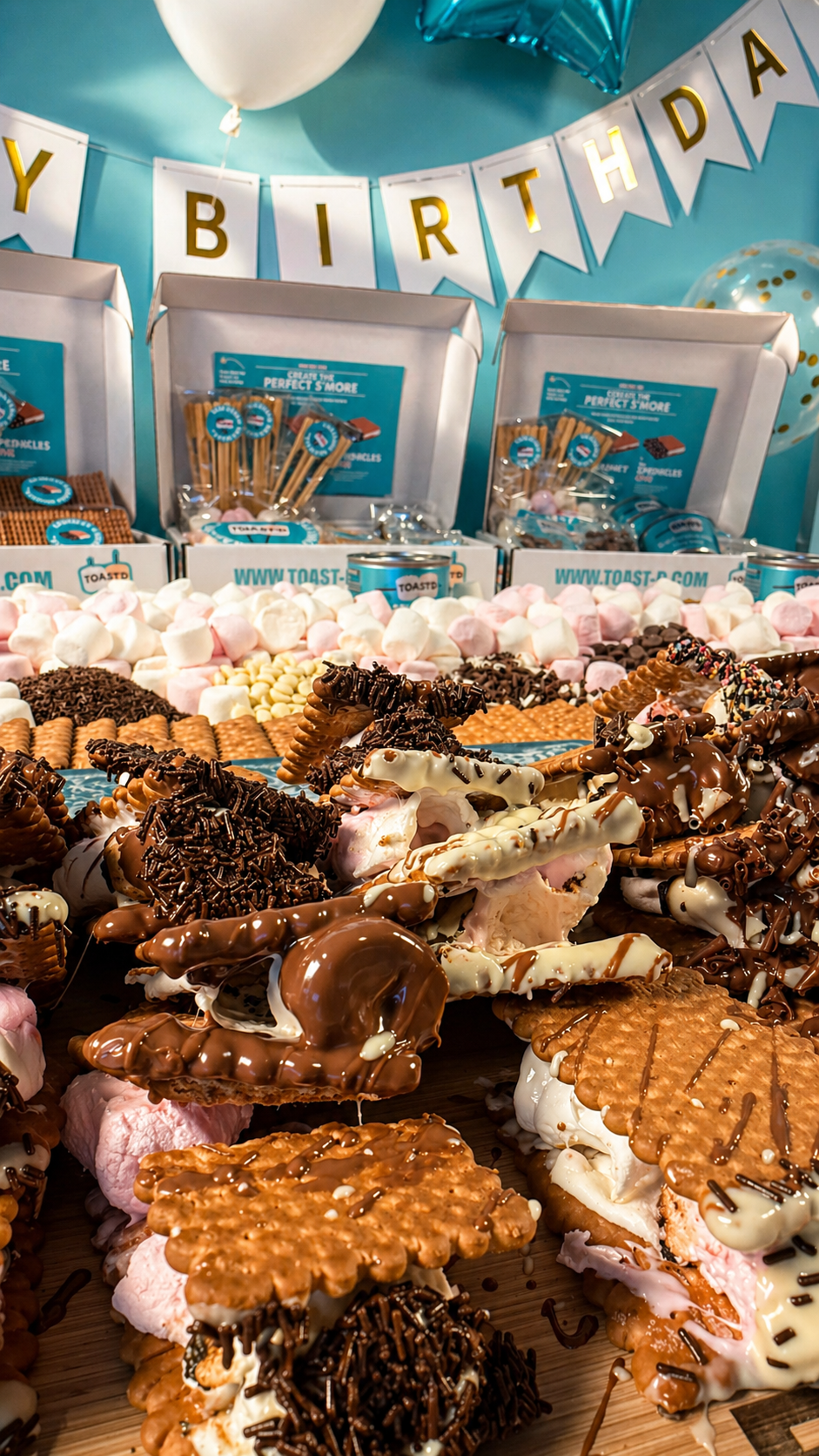 S'moresboard Party Pack hero image - s'mores party kit JUMBO and MEGA sizes