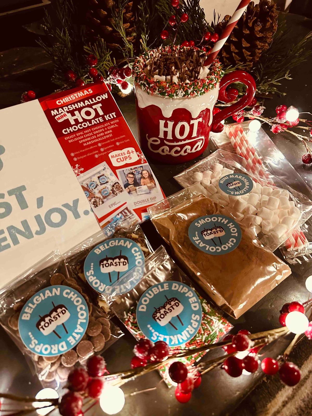Christmas Mini S'mores & Hot Choc Kit Bundle